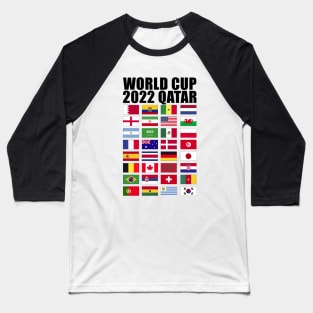 Qatar 2022 World Cup Baseball T-Shirt